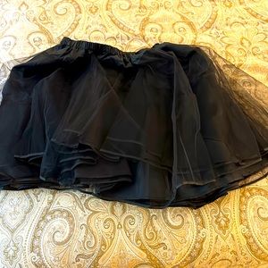 Crinoline skirt, black, Size 2X